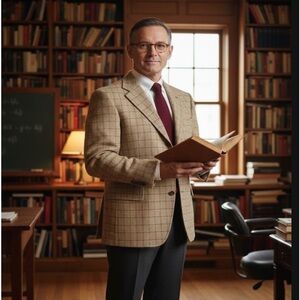 Vintage Richard Prince authentic Handwoven Harris Tweed 44” 100%  Wool Jacket